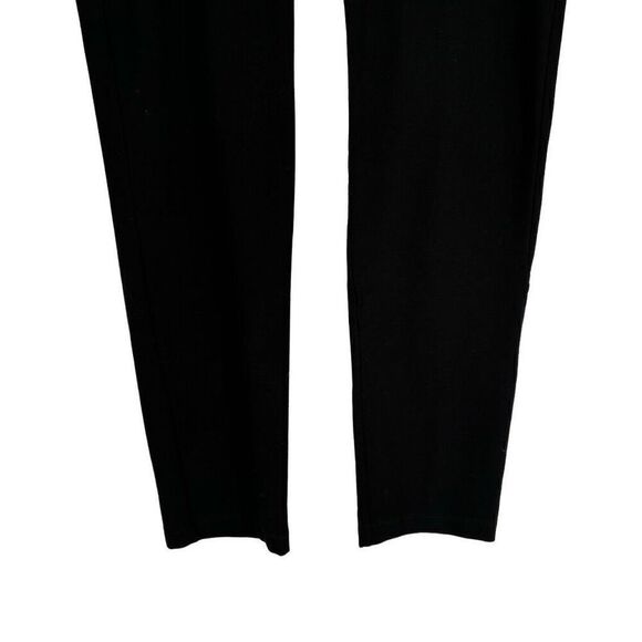 Eileen Fisher Pull-On Straight Leg Ankle Pants Black Small - Picture 4 of 6